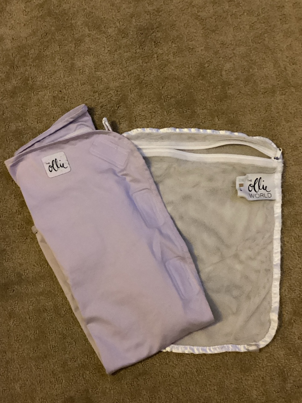 Lavender Baby Sleep Sack with Mesh Storage Bag